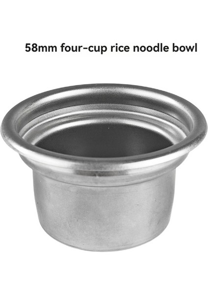 58MM Kahve Dört Bardaklık Toz Haznesi Paslanmaz Çelik Kahve Makinesi Sapı Filtre Sepeti Yeniden Kullanılabilir Kahve Filtreleri (Yurt Dışından) fiyatları