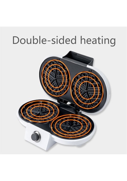 Home Love Waffle Makinesi Sandviç Makinesi Çok Fonksiyonlu Çift Tepsili Waffle Makinesi Isıtmalı Kahvaltı Makinesi Ab Fişi (Yurt Dışından) modelleri