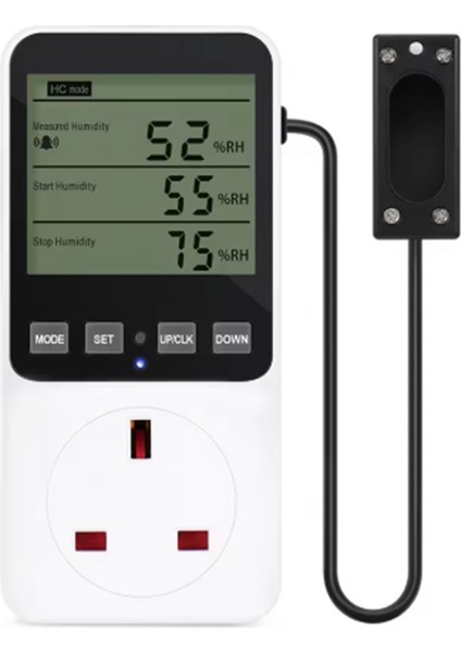 Nem Kontrol Cihazı Çıkışı 230V 13A Dijital Termostat Isıtma Soğutma Regülatörü Akıllı Priz Ingiltere Fişi (Yurt Dışından)