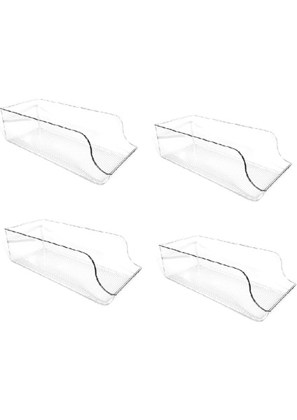 Soda Kutu Dispenseri 4pcs Temizle Kutu Organizatörü Kiler, Buzdolabı, Dondurucu ve Buzdolabı Organizatörleri ve Depolama Için Temizle (Yurt Dışından)
