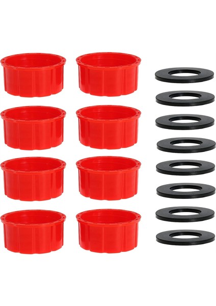 Gaz Bidonu Kaba Dişli Kapak Benzin Bidonu Kapağı Kaba Dişli Katı Taşıma Benzin Bidonu Kapakları 8 Paket (Yurt Dışından) fırsatları