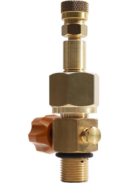 Soda Dolum Şişesi Co2 Adaptör Konnektör Kiti Hızlı Adaptör Yüksek Basınçlı Gaz Tüpü Için 8mm Dişi 5/8-18UNF (Yurt Dışından)