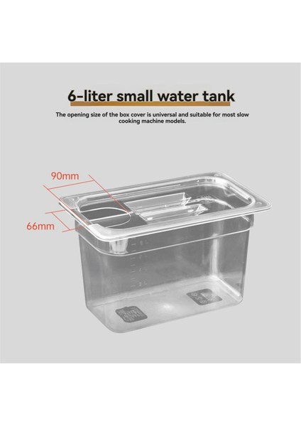 Yavaş Pişirici Su Tankı Aksesuarları Ticari ve Evsel / Su Tankı Tek Parça Kalıplama Gıda Sınıfı Su Kabı 11L (Yurt Dışından) fiyatları