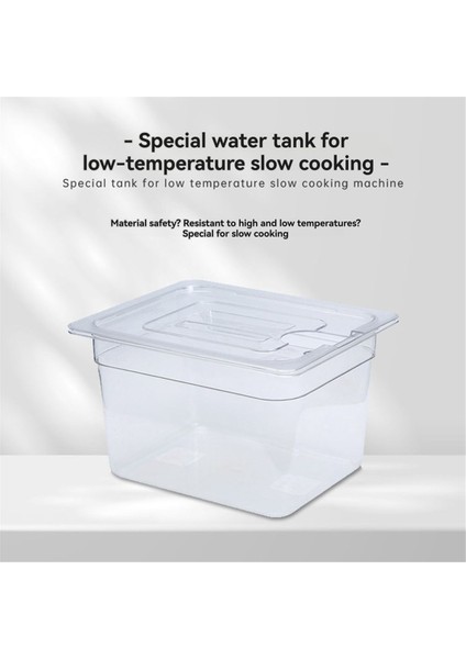 Yavaş Pişirici Su Tankı Aksesuarları Ticari ve Evsel / Su Tankı Tek Parça Kalıplama Gıda Sınıfı Su Kabı 11L (Yurt Dışından) modelleri