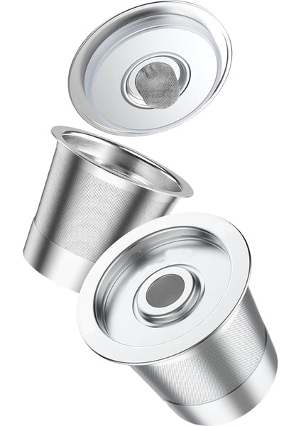 Geri Dönüşümlü Kahve Kapsüllü Kahve Makinesi / Filtre Ekranlı Paslanmaz Çelik Tek Delikli Kahve Makinesi Kahve Kapsüllü Bardak (Yurt Dışından)