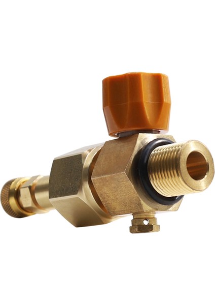 Soda Dolum Şişesi Co2 Adaptör Konnektör Kiti Hızlı Adaptör Yüksek Basınçlı Gaz Tüpü Için 8mm Dişi 5/8-18UNF (Yurt Dışından) fırsatları