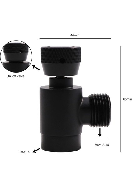 Co2 Silindir Adaptörü, Kendinden Yapılmış Bira Fıçısı Regülatörü TR21.4 - W21.8, Soda Üreticisi Makinesi Için Co2 Tankı Aksesuarları (Yurt Dışından) fırsatları