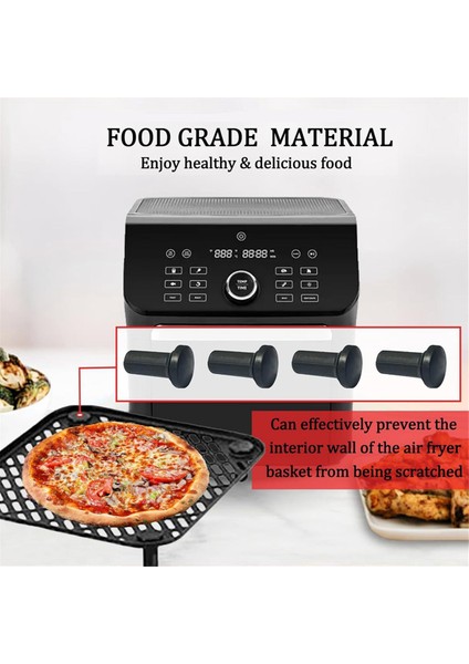 Cosorı Air Fryer Toaster Fırın Kombinasyonu Için 8 Adet Air Fryer Kauçuk Ayakları 10QT Air Fryer Fırın Tepsisi Ayakları (Yurt Dışından) fırsatları