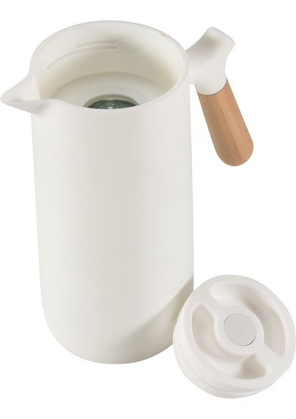 1l Cam Astar Termos Sıcak Su Sürahisi Ev Ofis Yalıtım Sızdırmaz Sıcak Su Potu Kahve Çay Için Termal, Beyaz (Yurt Dışından) modelleri