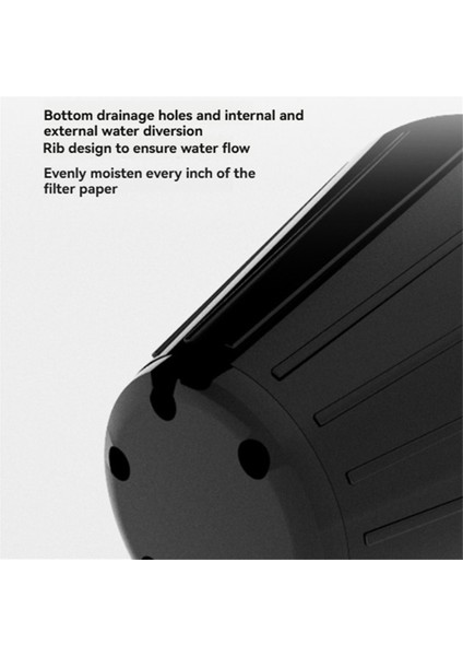 Koni Tasarım Kahve Filtresi Kupası Yeniden Kullanılabilir El Yapımı Kahve Damlatıcı Süzgeç Üzerine Dökme Kahve Damlatıcı B (Yurt Dışından) modelleri