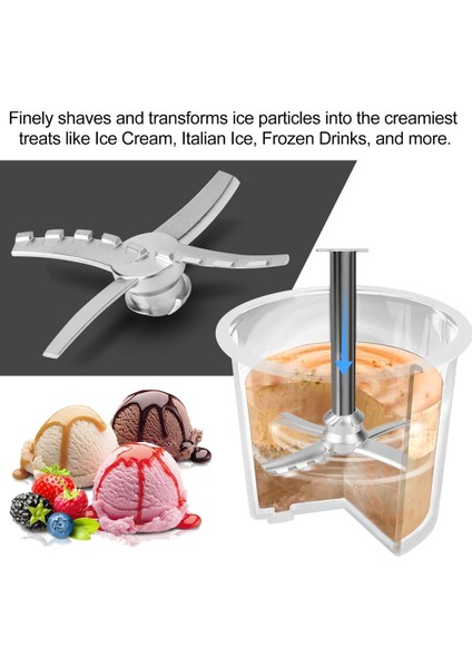 Ninja Creami Deluxe NC501 Serisi Dondurma Makineleri Için Bıçak Değiştirme Aksesuarları, Ninja Creami Için Yedek Parçalar (Yurt Dışından) modelleri