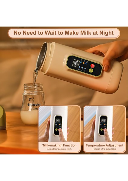 Seyahat Su Isıtıcısı, Küçük, 450 Ml, 6 Sıcaklık Ayarlı, LED Ekranlı, Çay, Kahve, Kamp ve Ab Fişi Için Taşınabilir Mini Su Isıtıcısı (Yurt Dışından) fırsatları