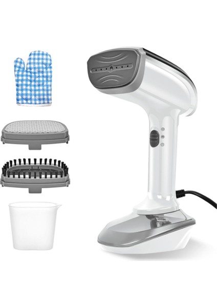 1800W Güçlü Elde Taşınabilir Kumaş Buhar Makinesi, Hızlı Seramik Isınma Plakalı Profesyonel Giysi Buhar Makinesi, Ab Fişi (Yurt Dışından)