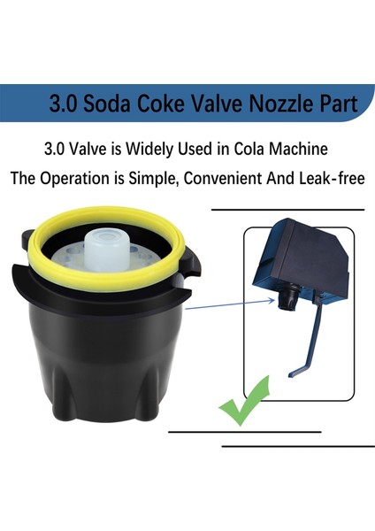 Lev 3.0 Soda Vana Memesi 28545 Difüzör 28368 Dahili Mikser Parçası, Kola Makinesi Için Iç Dış Vanaların Değiştirilmesi 1 Takım (Yurt Dışından) fiyatları