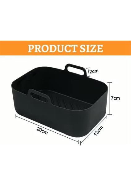 Ninja DZ201/DZ401 Hava Fritözü Sepet Aksesuarları Için 2 Adet Yapışmaz Silikon Fritöz Astarı Yeniden Kullanılabilir Hava Fritözü Astarları (Yurt Dışından) fiyatları