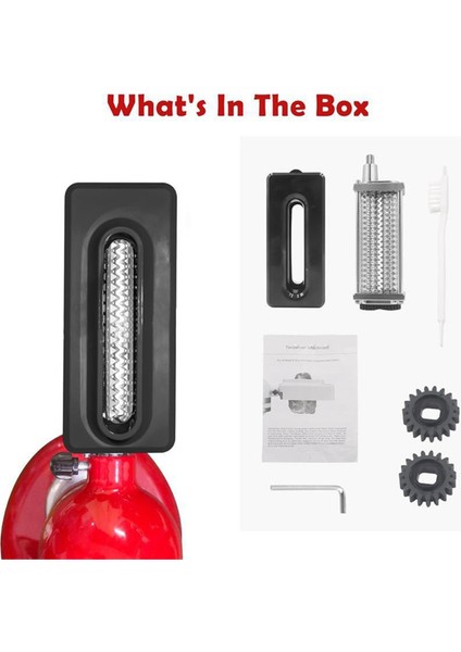 Kitchenaid Stand Mikseri Için Et Yumuşatıcı Paslanmaz Çelik Dişliler Et Yumuşatıcı Mutfak Kümes Hayvanı Yumuşatıcıları Siyah (Yurt Dışından) fiyatları