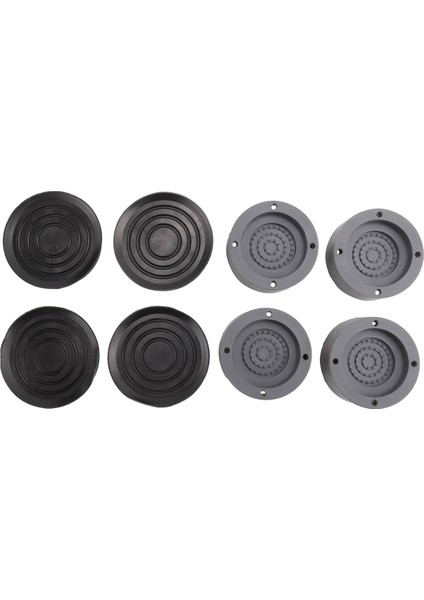 4 Adet/takım Titreşim Önleyici Pedler Kauçuk Gürültü Azaltma Titreşim Yıkayıcı ve Kurutucu Için Yürüme Önleyici Ayak Montajı Ayarlanabilir Yükseklik Çamaşır Makinesi Matı (Gri) (Yurt Dışından)