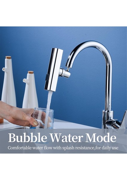 Aşağı Çekilebilir Şelaleli Mutfak Muslukları Mutfak Lavabo Musluğu 3 Modlu Sıçrama Geçirmez Nozullu Çok Fonksiyonlu Lavabo (Yurt Dışından) fırsatları