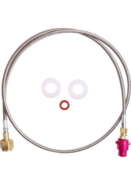 CGA320 Co2 Adaptör Hızlı Bağlantı Hortumu Duo/terra/art Soda Makinesi Co2 Adaptörü ile Uyumlu (Yurt Dışından)