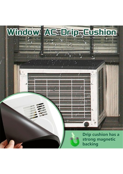 2 Adet Klima Damlama Pedleri Pencere Kliması Damlama Önleyici Pedler Çıkarılabilir Klima Yağmur Kılıfları (Yurt Dışından) fiyatları