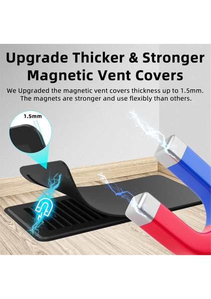 Güçlü Manyetik Havalandırma Kapağı, Ev Zemin Duvarı Için Havalandırma Kapağı Veya Hvac Rv Ac Için Tavan ile Zemin Kaydı 4 x 10 Inç (Yurt Dışından) fiyatları