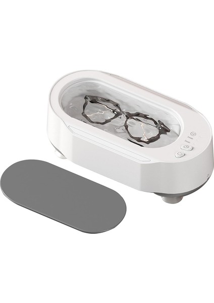 Ultrasonik Mücevher Temizleyici, 15 Oz 45KHZ, Tek Dokunuşla Çalışan Ultrasonik Temizleyici, Gözlük ve Saat Temizliği Için (Yurt Dışından)