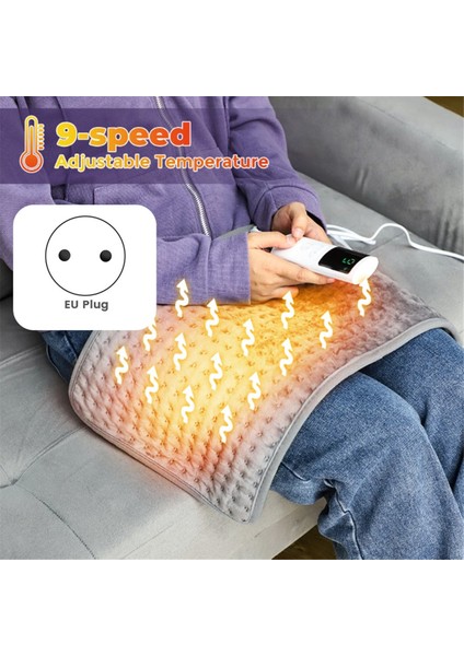 30X60CM Elektrikli Isıtma Pedi Sırt, Bacaklar, Eller Için Sıcak Isıtma Pedi Hızlı Sıcaklık Artışı Isıtma Pedi Ab Fişi (Yurt Dışından) fırsatları