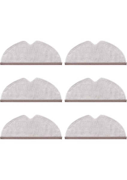 S5 S50 S51 S55 S6 S6 Maxv S5 Max E25 E35 Elektrikli Süpürge Için 6 Adet Tam Kapsamlı Paspas Bezleri (Yurt Dışından)