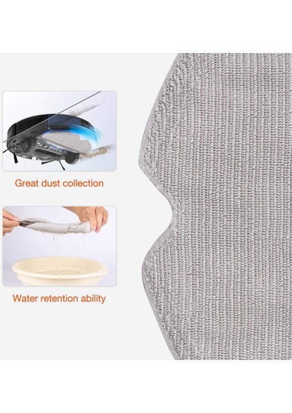 S5 S50 S51 S55 S6 S6 Maxv S5 Max E25 E35 Elektrikli Süpürge Için 6 Adet Tam Kapsamlı Paspas Bezleri (Yurt Dışından) fiyatları