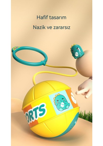 Çocuklar Için Işıklı Gece Görünümlü Tek Ayaklı Fırlatma Topu Zıplama Ipi Topu (Yurt Dışından) fiyatları