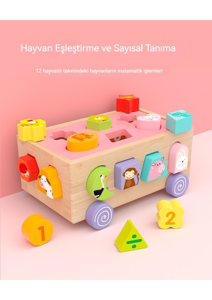 18 Delik Çok Fonksiyonlu Bebek Erken Eğitim Geometrik Yapı Taşları Oyuncak (Yurt Dışından) modelleri