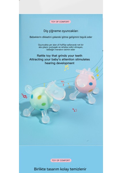 Bebekler ve Küçük Çocuklar Isırabilir ve Diş Kaşıyıcı Pişirebilir (Yurt Dışından) fiyatları