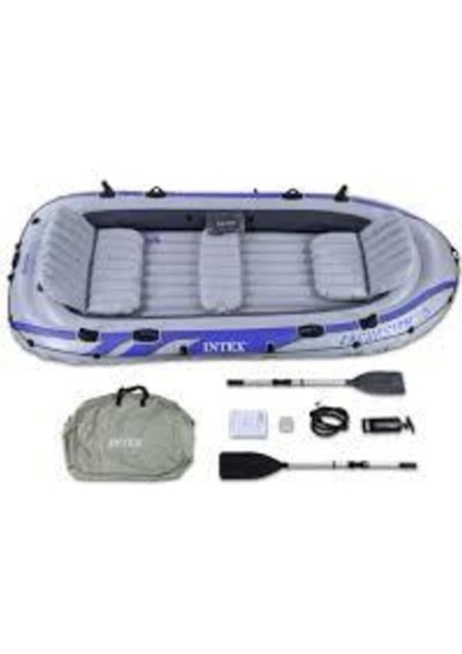 İntex Yeni Model Excursion 5 Kişilik Bot + Pompa + Kürek Ib68325 fırsatları