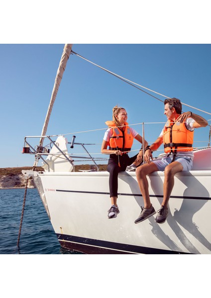 Marin 100N S Beden Can Yeleği – Kıyı ve Yelken Kullanımı, Fermuarlı, Boyun Destekli, UV ve Tuzlu Suya Dayanıklı