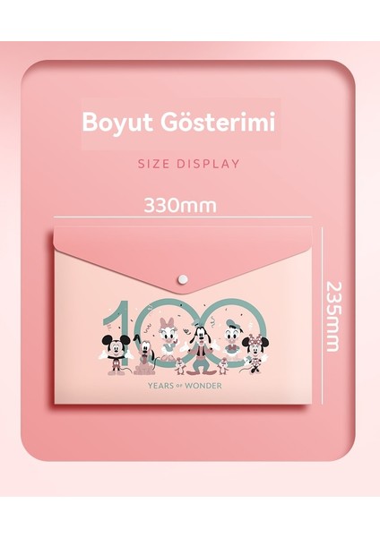 A4 Karikatür Pp Snap Dosya Saklama Çantası (Yurt Dışından) modelleri