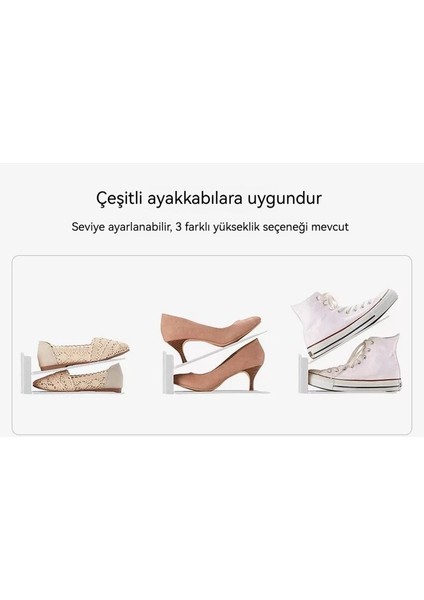 Yeni Ayakkabı Rafı Çift Katmanlı Ayakkabı Destek Ayarlanabilir (Yurt Dışından) fiyatları