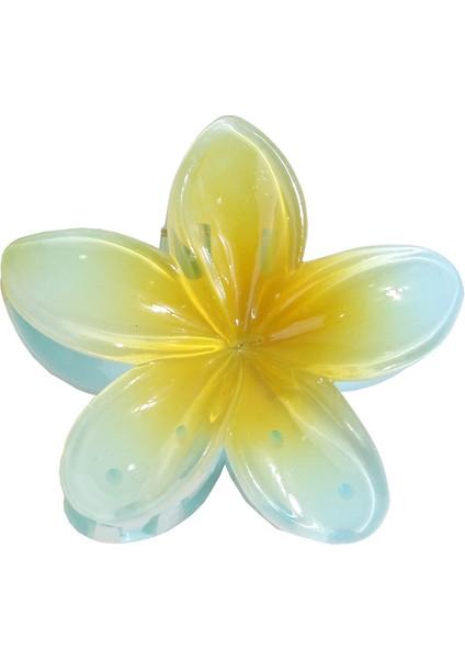 Yeni Renkli Frangipani Köpekbalığı Klip Saç Tokası (Yurt Dışından)