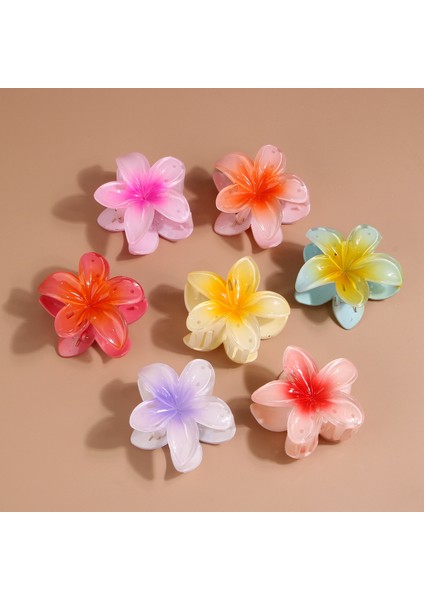 Yeni Renkli Frangipani Köpekbalığı Klip Saç Tokası (Yurt Dışından) fiyatları