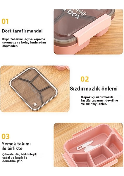 Yeni Mikrodalga Fırında Isıtılabilir Bölmeli Öğle Yemeği (Yurt Dışından) modelleri