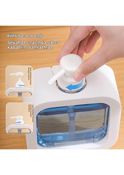 Yeni Seyahat Push Tipi Şeffaf Şişe Büyük Kapasiteli (Yurt Dışından) modelleri