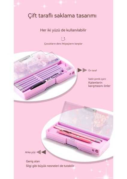Ilkokul Öğrencileri Için Çift Taraflı Manyetik Toka Açılış ve Kapanış Kalem Kutusu (Yurt Dışından) indirimleri