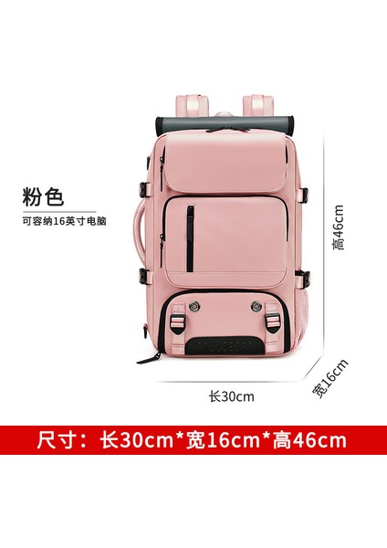 Seyahat Sırt Çantası Büyük Kapasiteli Ultra Hafif Çok Fonksiyonlu Bagaj Çantası (Yurt Dışından)