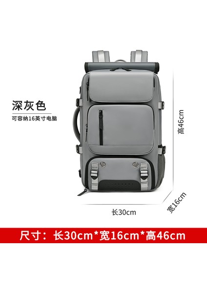 Seyahat Sırt Çantası Büyük Kapasiteli Ultra Hafif Çok Fonksiyonlu Bagaj Çantası (Yurt Dışından)