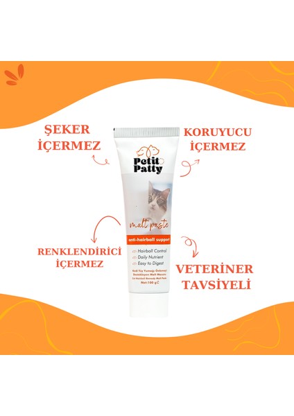 Malt Paste 100G (Kediler Için Tüy Yumağı Önleyici Anti-Hairball Malt Macunu) indirimleri