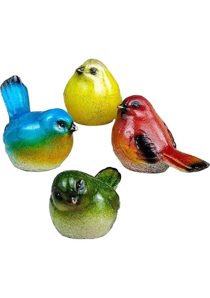 Simüle Kuş Heykeli Reçine Dekorasyon Bahçe Dekorasyon Süsler (Yurt Dışından)