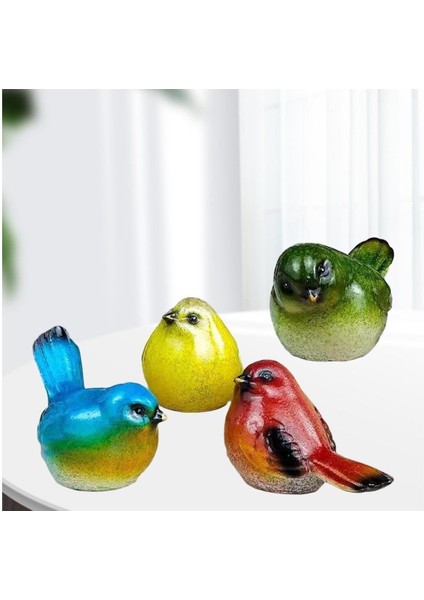 Simüle Kuş Heykeli Reçine Dekorasyon Bahçe Dekorasyon Süsler (Yurt Dışından) modelleri