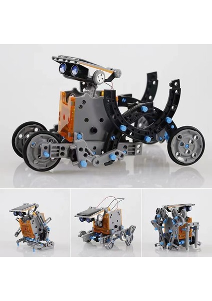 太阳能dıy拼装13合1益智玩具机器人 (Yurt Dışından) fiyatları