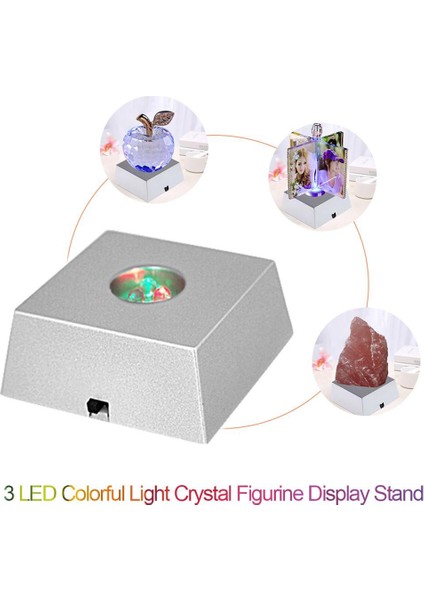 LED Taş Sergileme Tabanı Renkli Değişen Işık Kristal Kule Işık Ev Dekorasyonu Heykel Sergileme Standı (Yurt Dışından) fırsatları