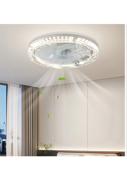Uzaktan Kumandalı Sessiz Akıllı Tavan Vantilatörü Işığı AC85-265V Oturma Odası Yatak Odası Modern ve Ev Için Akıllı (Yurt Dışından) modelleri