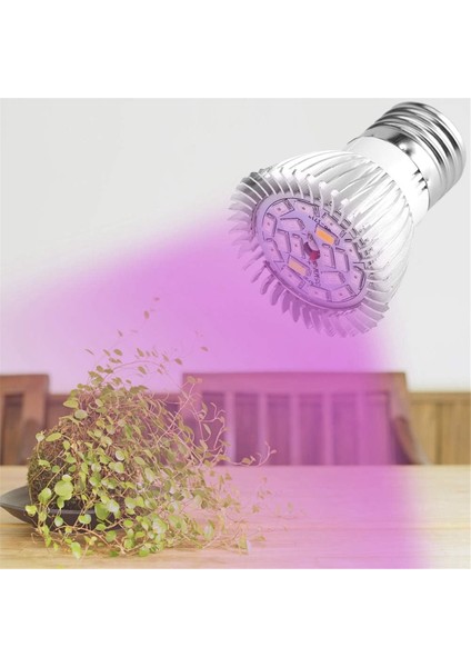 2 Adet E27 Bitki Büyüme Işığı 85-265V Tam Spektrumlu LED Büyüme Işığı Hidroponik Iç Mekan Bahçe Serası Için 28W (Yurt Dışından) fırsatları